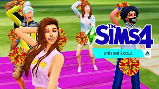 🏵 Já jsem kapitánka roztleskávaček! | The Sims 4: STŘEDNÍ ŠKOLA #12 📚🍎