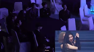 STRAY KIDS REACTION TO IVE, LE SSERAFIM, TREASURE, ITZY & more on Asia Artist Awards 2022