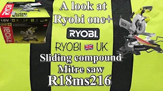 Ryobi one + ryobi uk , a look at ryobi one+ sliding compound miter saw r18ms216