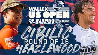 Morgan Cibilic vs Reef Heazlewood | Wallex US Open of Surfing - Round of 16 Heat Replay