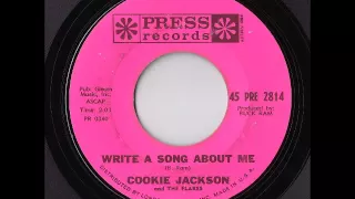 Cookie Jackson And The Flares - Write A Song About Me (Press)