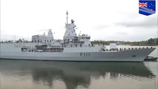 New Zealand Frigate Sails Home Following Upgrade