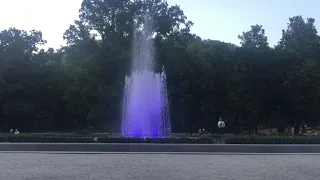Music fountain in Vilnius / Вильнюс. Музыкальный фонтан