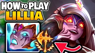 How to play MEGA BUFFED Lillia Jungle | 14.10