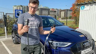 AUDI E-TRON в РОССИИ! Проверка путешествием и тест-драйв электрического Ауди и-трон.