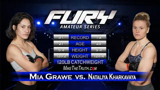 FURY AMATEUR SERIES 37 MIA GRAWE VS NATALIYA KHARKAVAYA