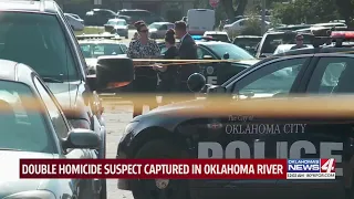 Teen double homicide suspect captured in Oklahoma City, found in Oklahoma River