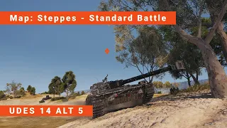 WoT - UDES 14 ALT 5 - 5 kills - 3.8k dmg - Steppes - Standard Battle