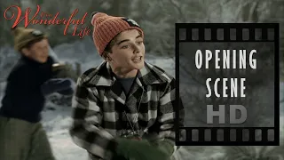 It's A Wonderful Life HD Scene 1 (1946) In Color - Opening Scene