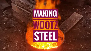 Making Wootz Steel