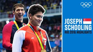 Joseph Schooling - The man who beat Michael Phelps! | Athlete Highlights