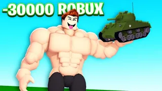 WYDAŁEM 30 000 ROBUX żeby BYĆ NAJSILNIEJSZYM w ROBLOX! (Roblox Lifting Simulator)