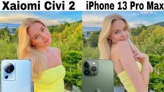 Xaiomi Civi 2 Vs Iphone 13 pro max Camera Test