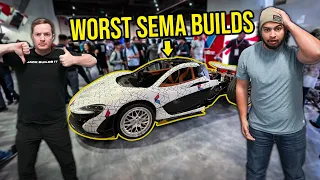 Roasting The WORST SEMA Builds EVER (Our Own)