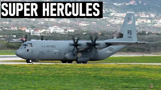 LOCKHEED C-130J SUPER HERCULES - CLOSE-UP SHORT TAKEOFF!