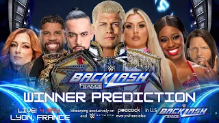 WWE Backlash 2024 - Winner Prediction [V2]