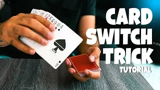The FIRST Card Switch Effect I Created : MAGIC TRICK TUTORIAL (EASY)
