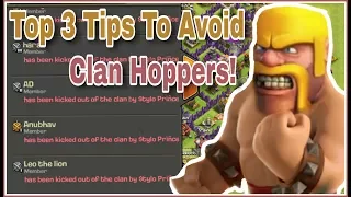 (HINDI) 3 Best Tips to Avoid clan HOPPER'S in your clan | CLASH OF CLANS