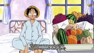 Luffy Eats fruit after Alabasta