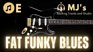 Fat Funky Blues in E | Guitar Backing Track