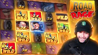 This NEW SLOT has INSANE POTENTIAL!! - BIG WIN on ROAD RAGE!! (Bonus Buys)