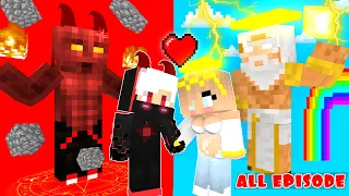 Monster School : Angel Baby Girl and Devil Baby Boy All Episode - Minecraft Animation