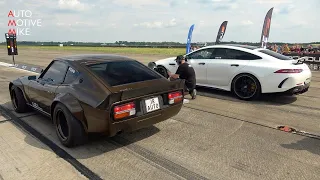 800HP Mercedes-AMG GT63 S vs 850HP Nissan 240Z