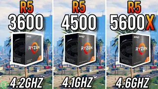 Ryzen 5 3600 vs Ryzen 5 4500 vs Ryzen 5 5600X