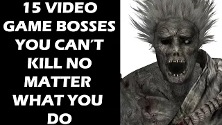 15 Video Game Bosses You Can't Defeat No Matter What You Do