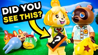 15 HIDDEN DETAILS in LEGO Animal Crossing 🍎 Facts & Easter Eggs
