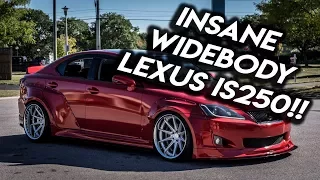 CLINCHED WIDEBODY LEXUS IS250!!