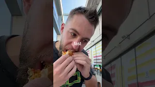 fastest time to eat a McDonald's cheeseburger