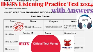 IELTS Listening Practice Test 2024 with Answers | 17.05.2024
