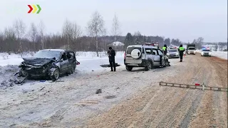 Сложные дорожные во Владимирской области  стали причиной двух трагических ДТП.