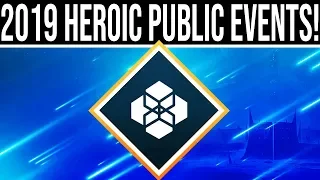 Destiny 2 New Light. How To Turn EVERY Public Event Into A Heroic One. (2019) Fast XP!