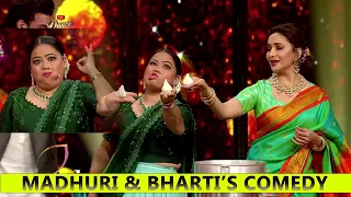 Madhuri Dixit And Bharti Singh Comedy in Dance Deewane 3 Today Episode |  DD3 Today Promo