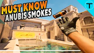 The 7 Smokes You NEED on Anubis In CS2! | Counter-Strike 2 Anubis Smokes Guide