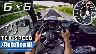 MERCEDES G63 AMG 6X6 AUTOBAHN POV ACCELERATION & TOP SPEED by AutoTopNL