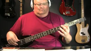 Toto Hold The Line Bass Cover with Notes & Tablature