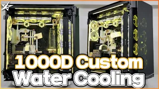 $9000 CORSAIR 1000Dㅣ12900KㅣRTX 3090ㅣCustom Water Cooled Gaming PC Gold & White