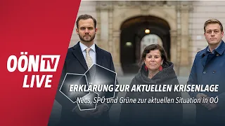 SPÖ/GRÜNE/NEOS - Erklärung zur aktuellen Krisenlage in OÖ