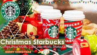 Christmas Starbucks 🎅🎄 Background Snow Starbucks Coffee - Relax Music for Wake Up, Work, Study