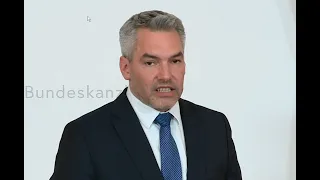 Statement von Bundeskanzler Karl Nehammer 04.04.2022 (Cobra Personenschützer Skandal)