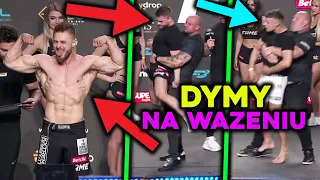 AMADEUSZ FERRARI VS HARIBO MOCNA ZADYMA NA WAŻENIU - FACE TO FACE FAME MMA 10 #famemma #ferrari