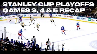 New York Rangers: 2022 Stanley Cup Playoffs | Round 1 Games 3, 4 & 5 Recap