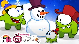 Om Nom Stories Full Episodes: Nibble Nom Snow Fight (Season 17) | Christmas Special | HooplaKidz TV