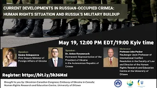 Webinar: Current Developments in Russian-occupied Crimea