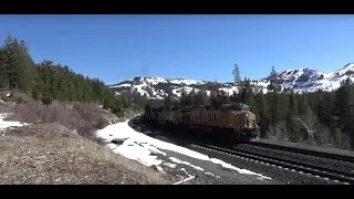 A Great Day of Railfanning on Donner Pass: Horn Shows, Meets, Friendly Crews, Grain & Stack Trains