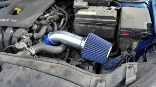 elantra intake before and after (non turbo)