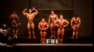 Lee Labrada at the 1992 Mr. Olympia Top 6 Posedown
